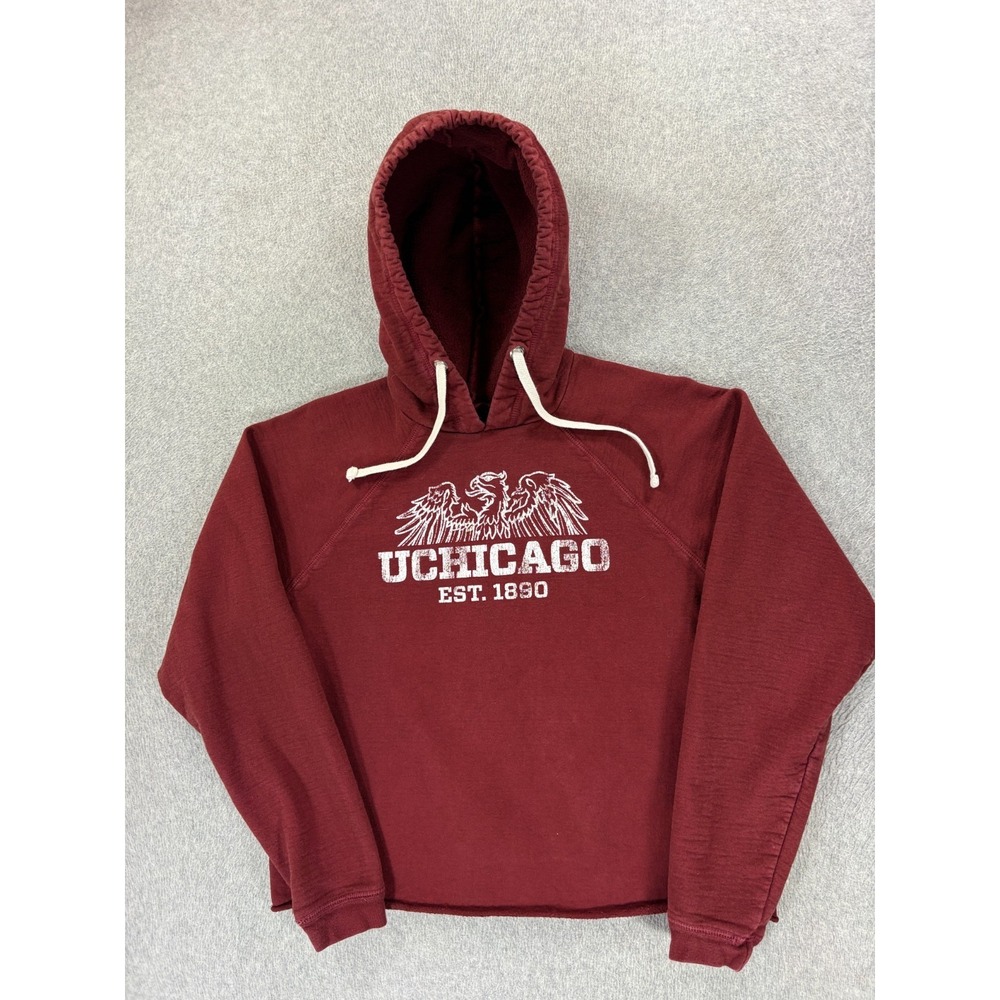 University‎ Of Chicago Distressed Campus Cropped Sweatshirt (Women's Medium)